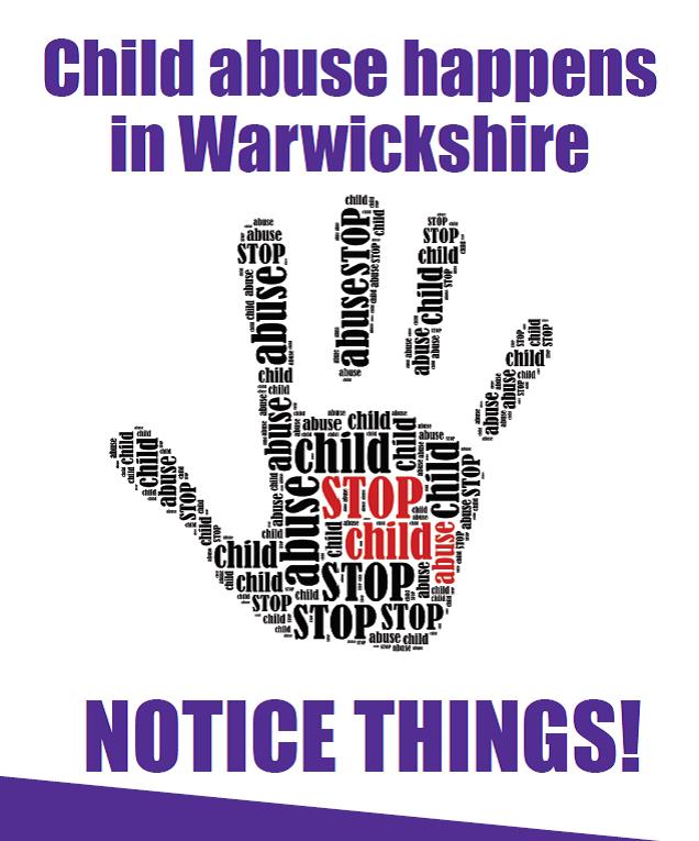 Child Abuse Happens - Notice Things graphic