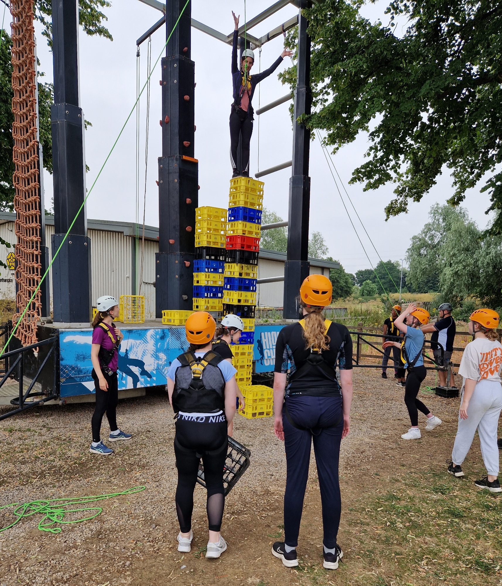 Crate stacking