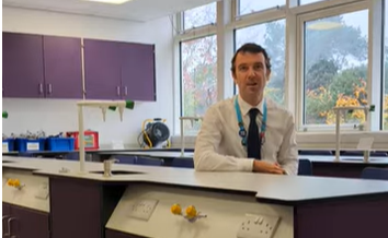 Mr Grady in Gospel Lab