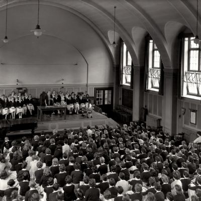 Rugby High School Summer 1960 assembly