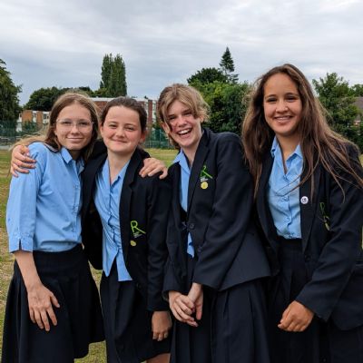 Year 7's at rocket launch