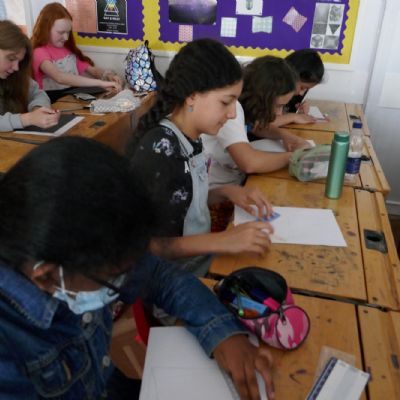 Year7s artful maths