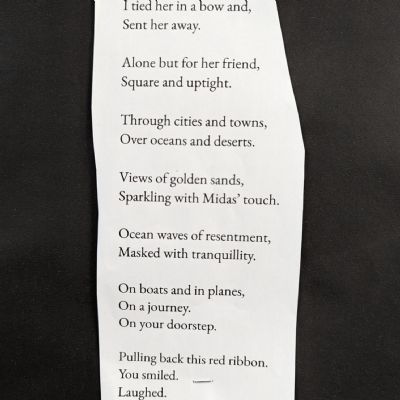 Red Shoes poetry competition 2023 Entry 10