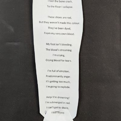 Red Shoes poetry competition 2023 Entry 8